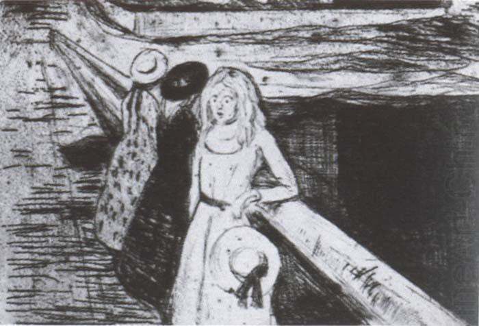 Girls on the bridge, Edvard Munch
